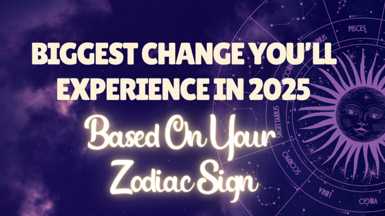 biggest change for each zodiac in 2025