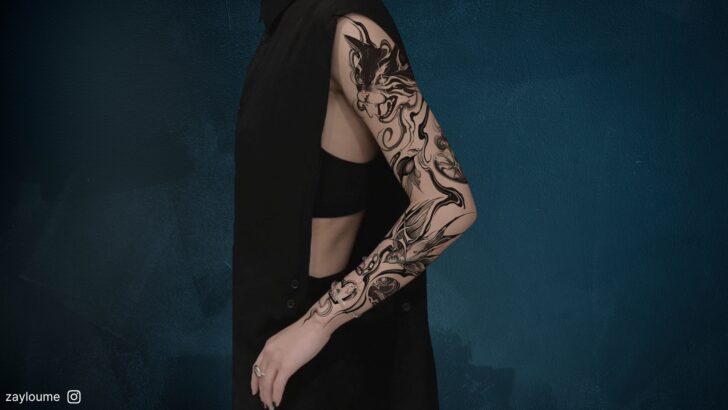 13 tatuaggi Graceful Flow perfettamente disegnati per le donne.