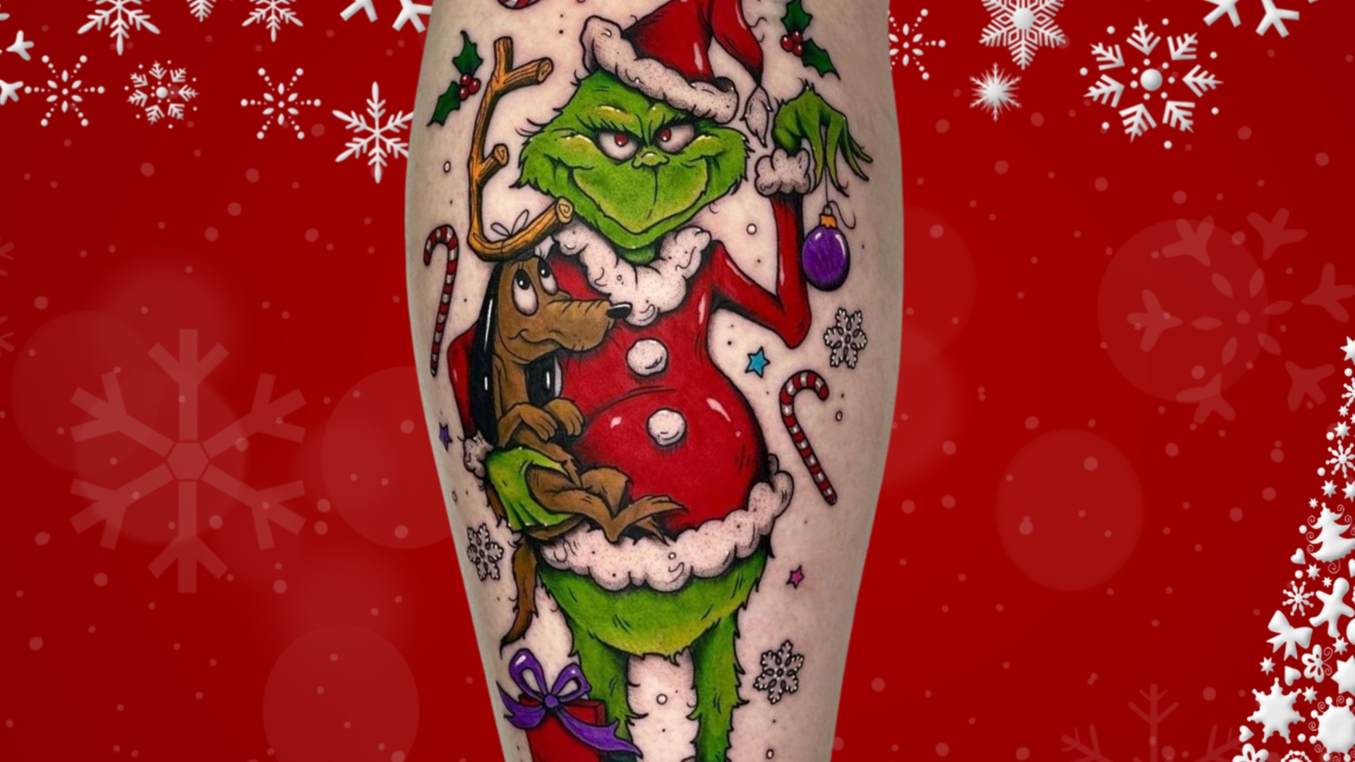 tatuagem do grinch