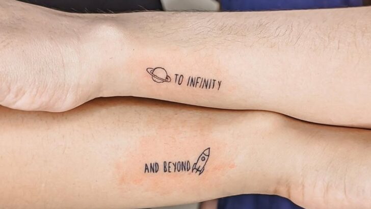 15 tatuagens de casal únicas e significativas para expressar o seu amor