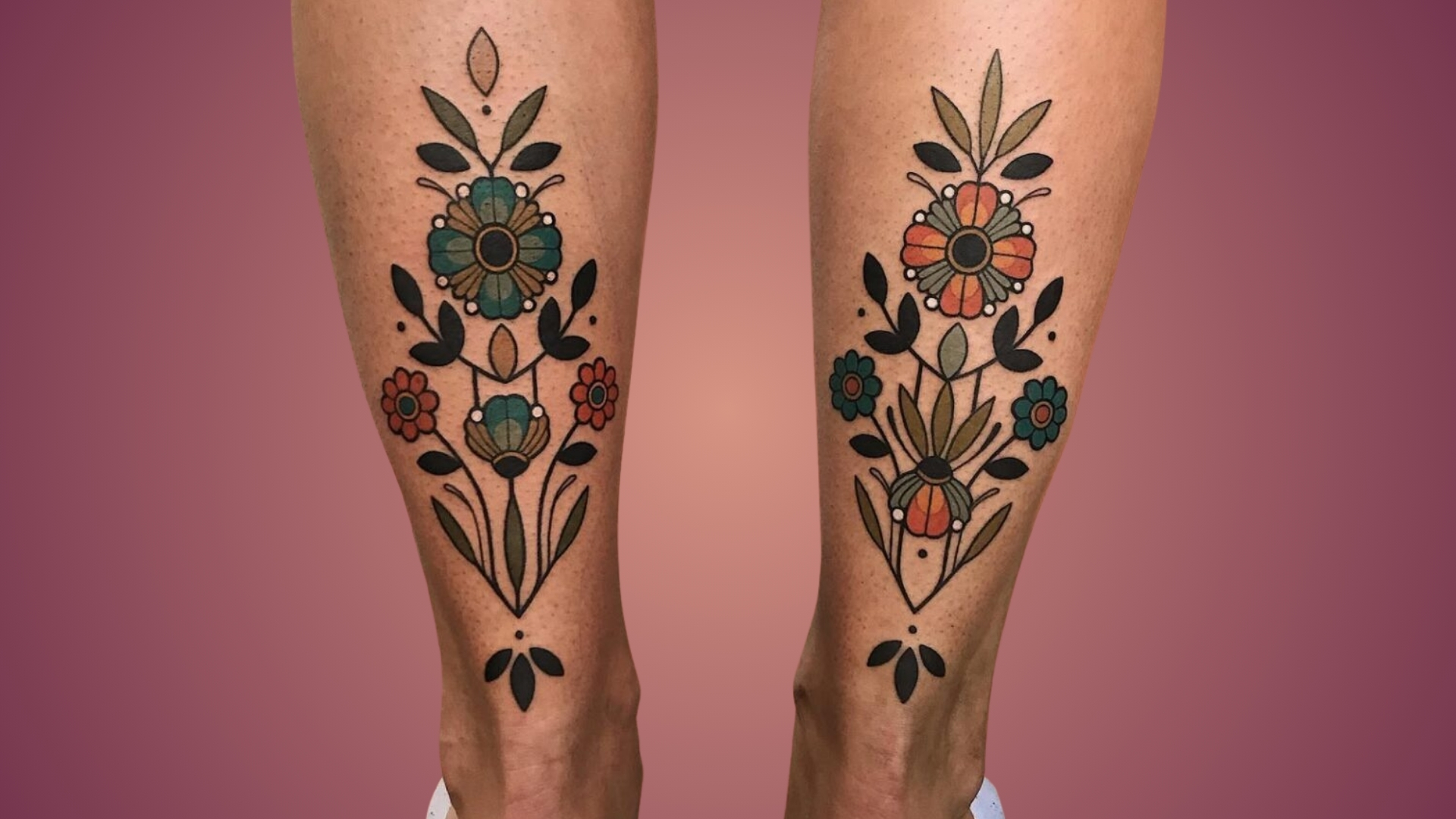 folk art tattoos