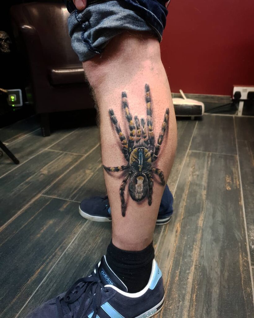 Tatuagem de tarântula 3D