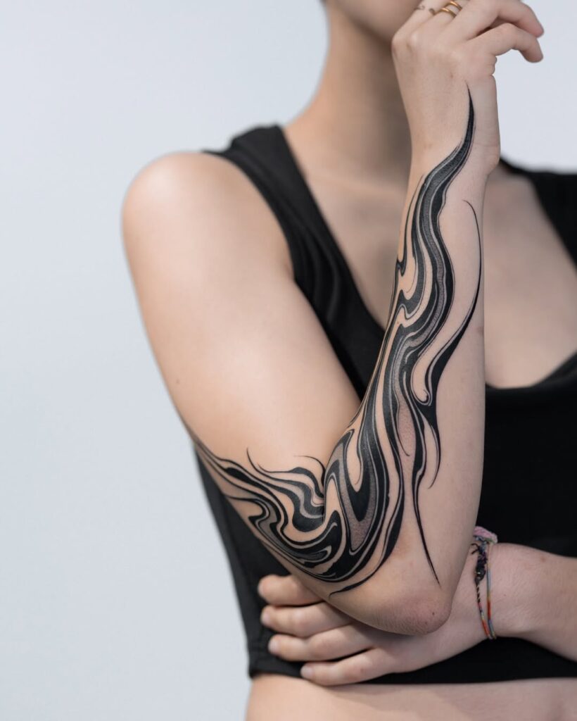 Abstract Tattoo Style