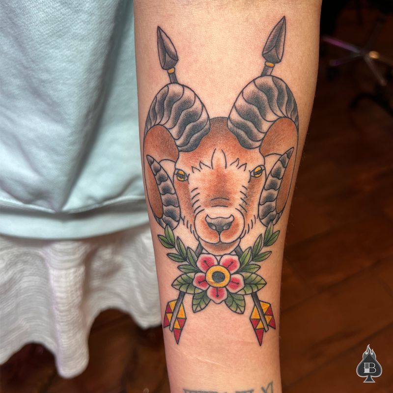 Tatuaje del Carnero de Aries