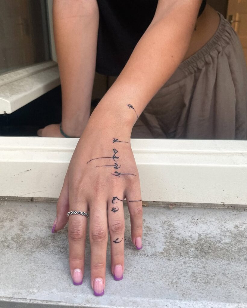 Calligraphy Hand Tattoo