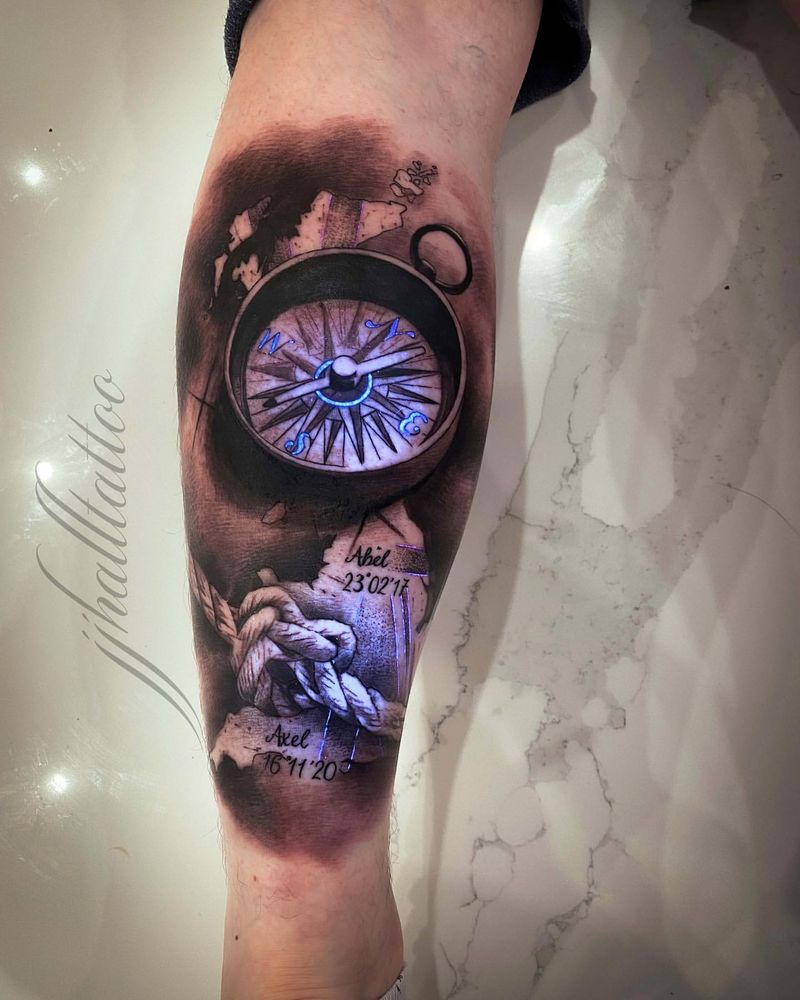 Compass Tattoo