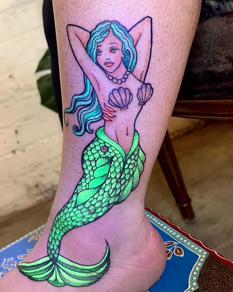 Ethereal Mermaid Tattoo