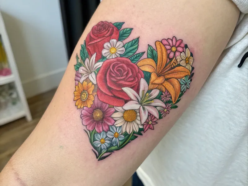 Floral-Heart-Tattoo