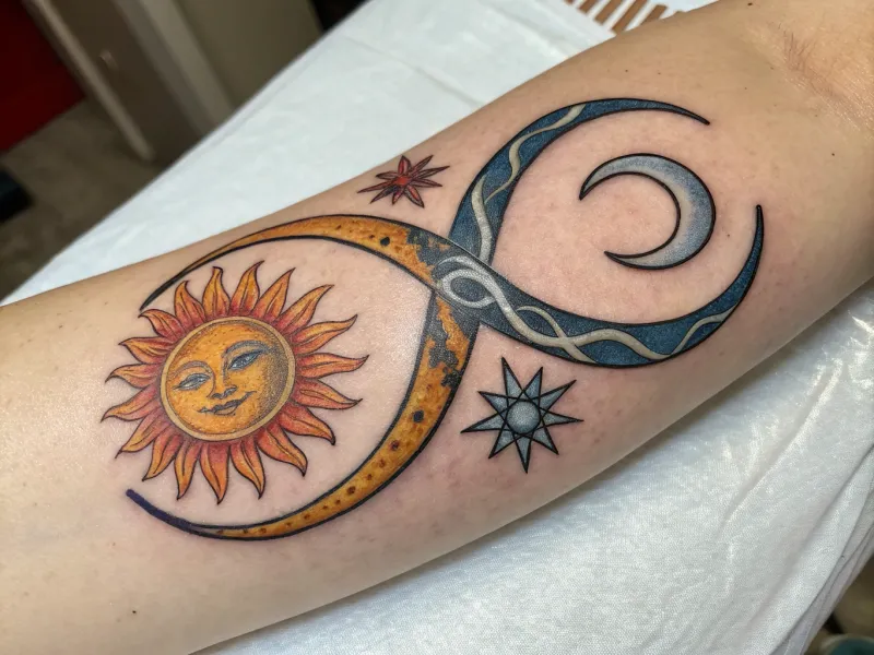 Infinito con Sol y Luna