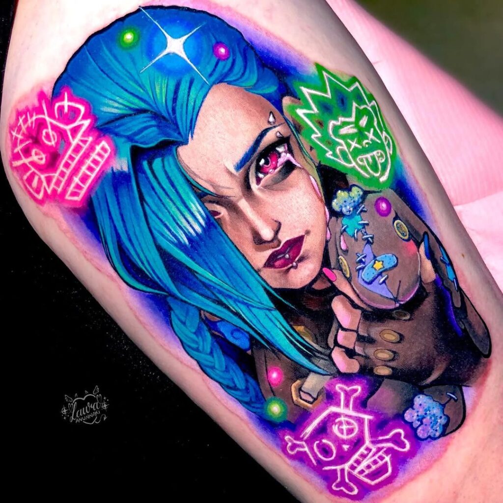 Jinx piange lacrime rosa