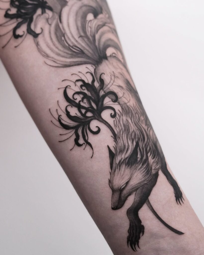 Tatuagem de Kitsune