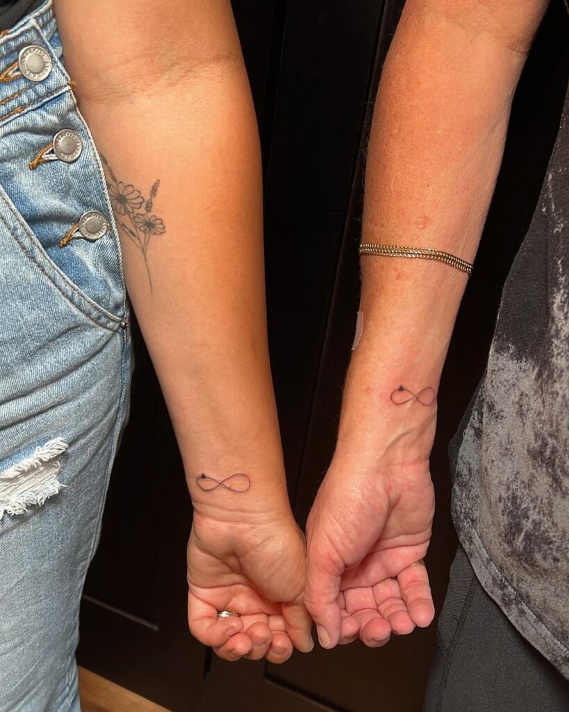 Matching Infinity Sign Tattoo