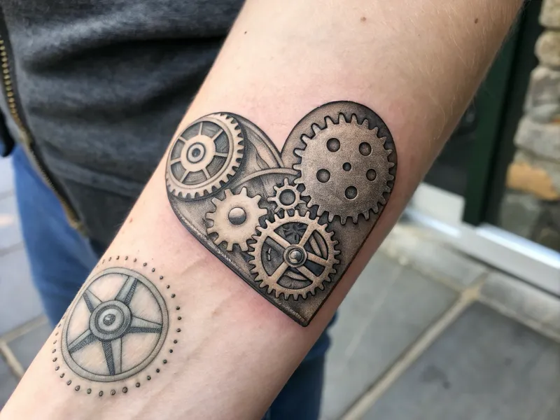 Mechanical-Heart-Tattoo