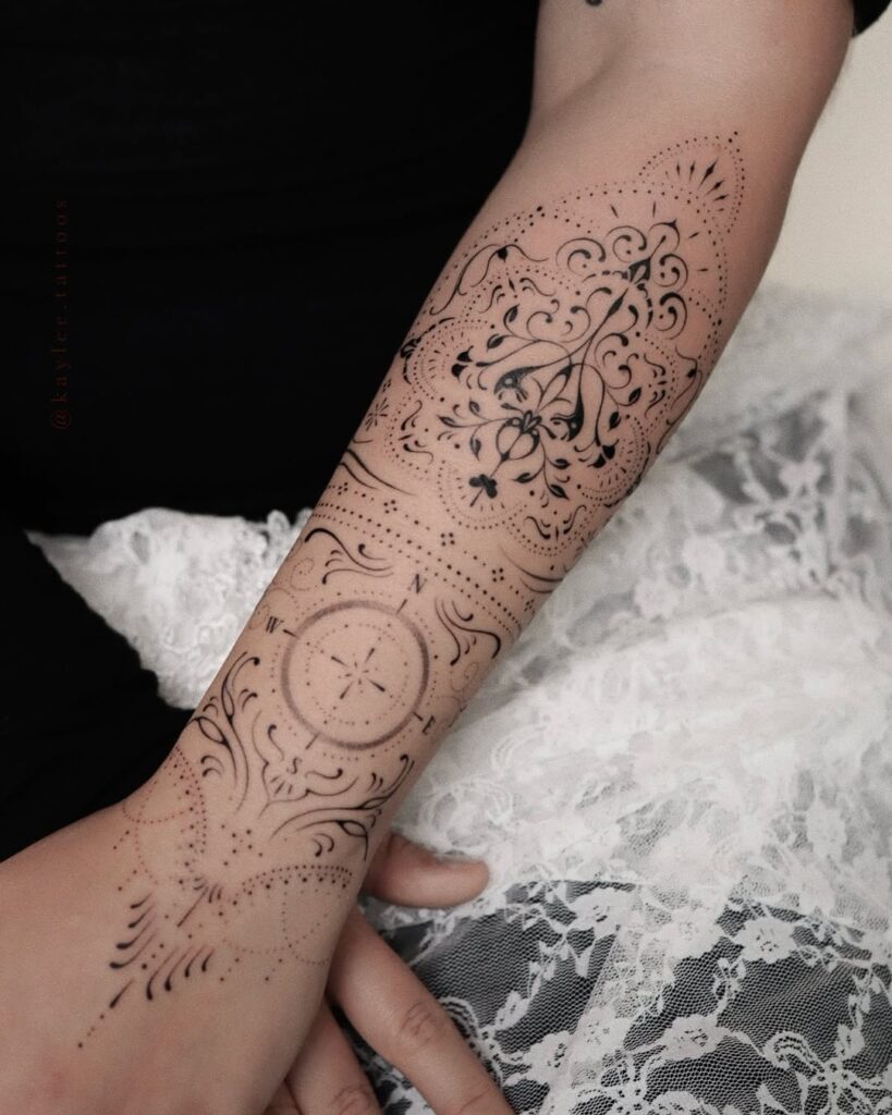 Estilo de tatuagem ornamental