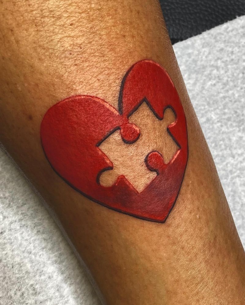 Puzzle-Heart-Tattoo