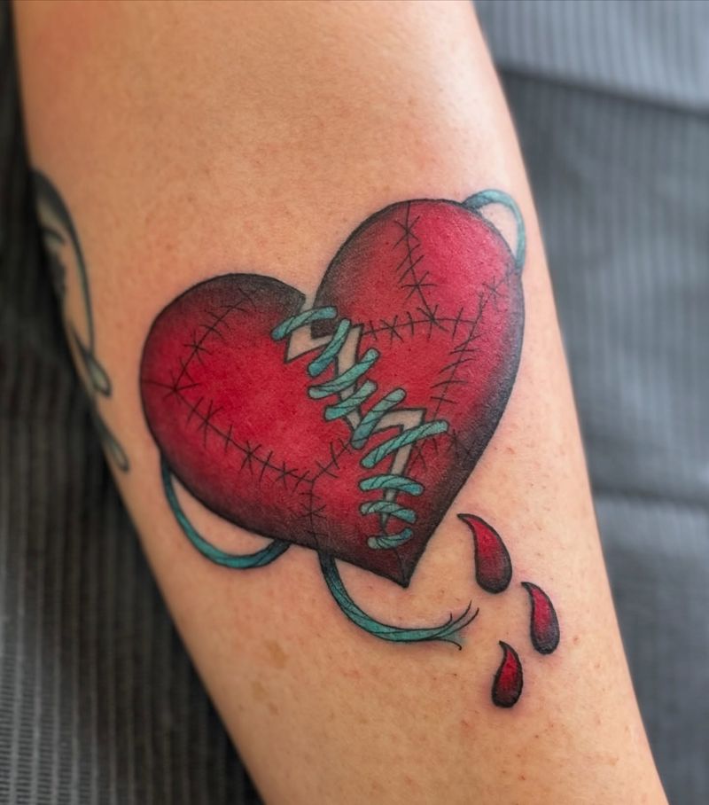 Stitched-Heart-Tattoo