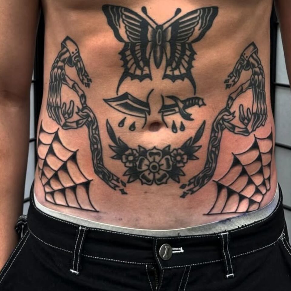 13 Cool Stomach Tattoos For Guys That Are Sure To Impress