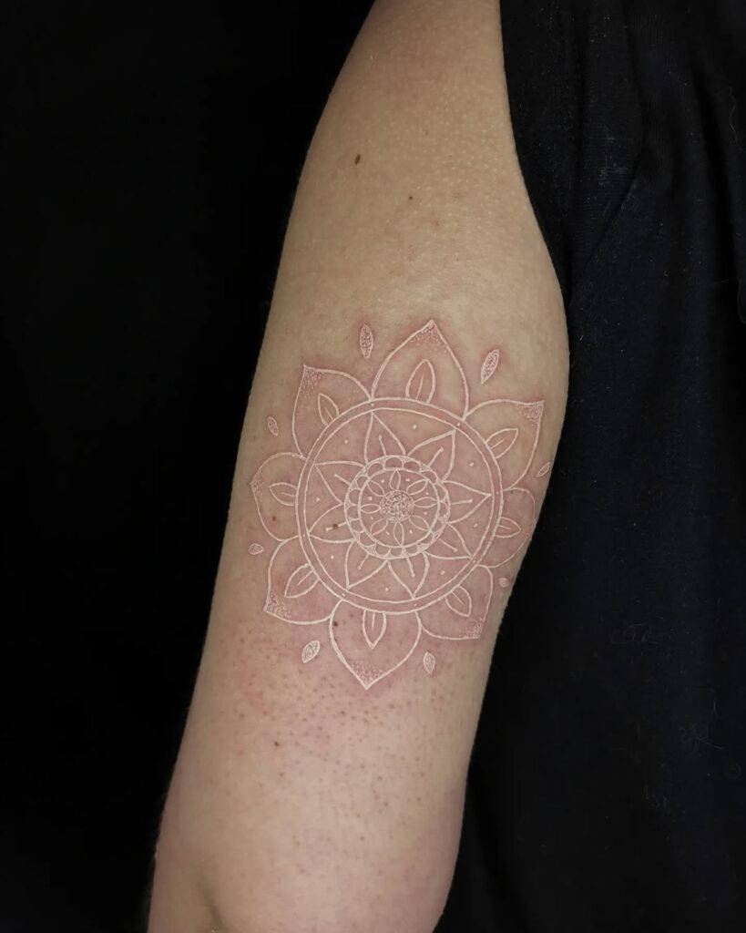 White Mandala Tattoo