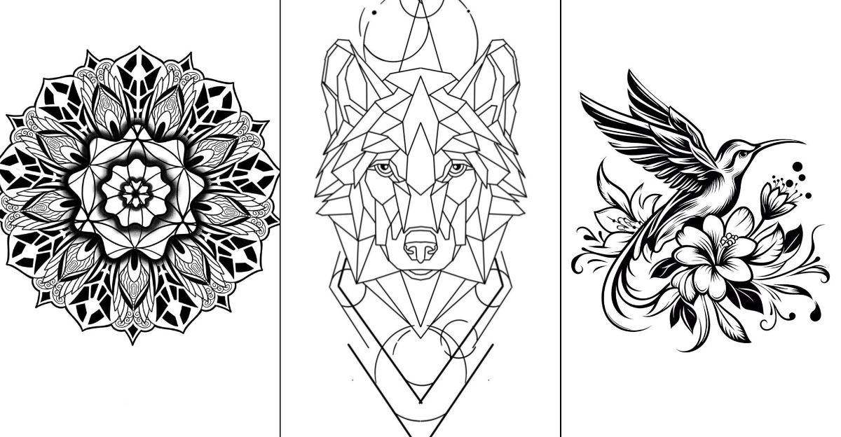 printable tattoo designs stencil