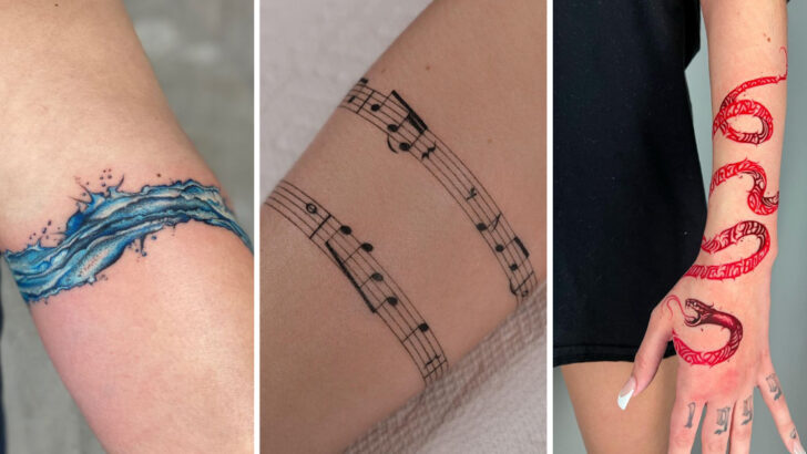 15 tatuajes creativos alrededor del brazo que envolverán tu brazo en una obra de arte