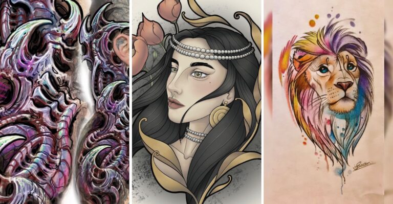tattoo style drawings