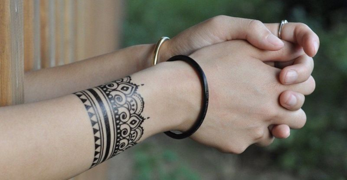 wrist wrap tattoos for women