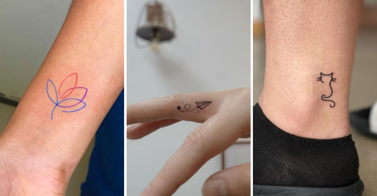 tatuaggio minimalista