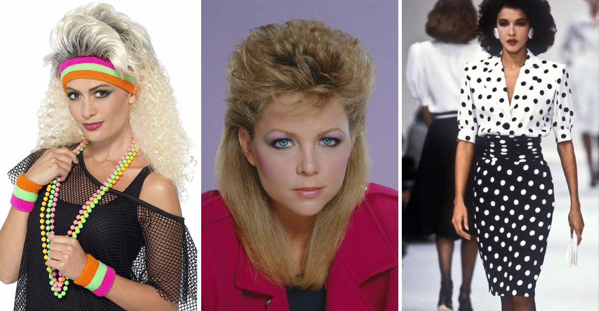 tendências de moda icónicas dos anos 80