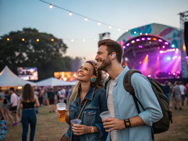 Assistir a um festival de música