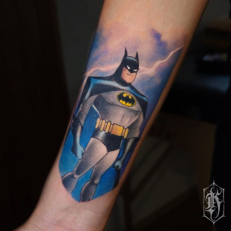 Tatuagem de cultura pop do Batman