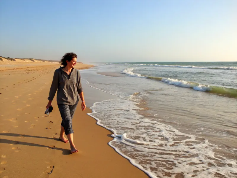 Passeggiata in spiaggia