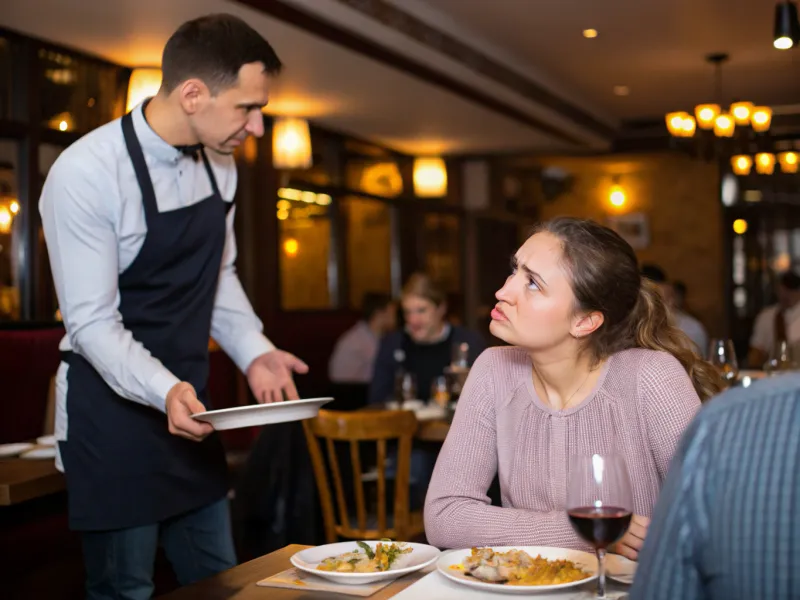 Being Rude to Waitstaff