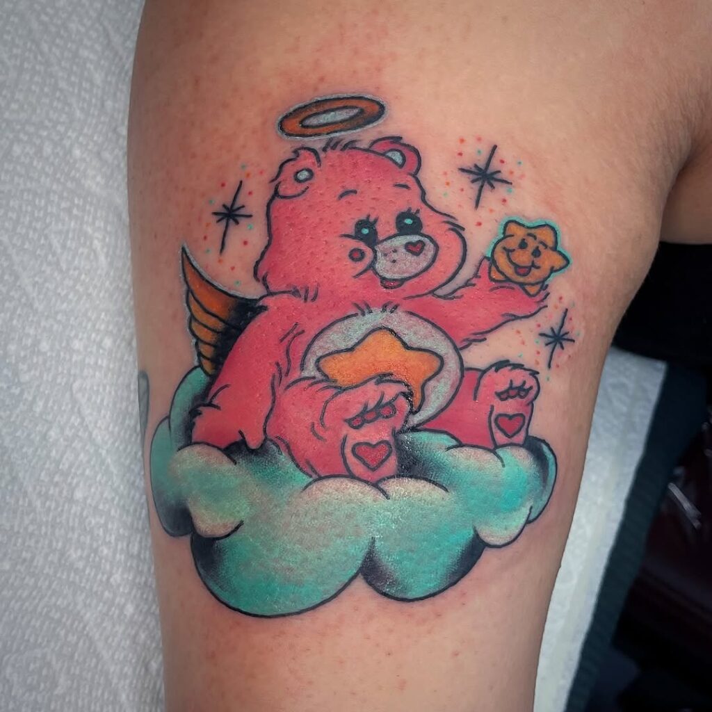 Care Bear Pop Culture Tattoo