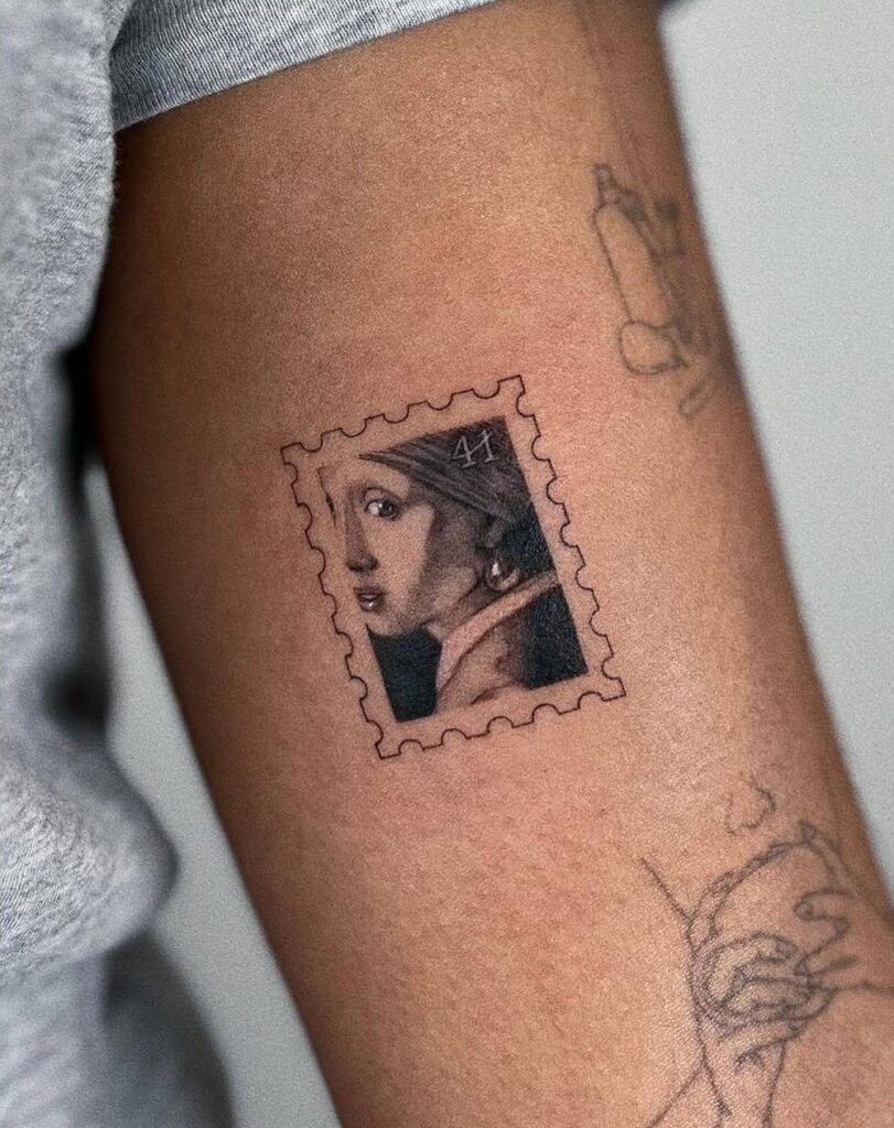 Classical Art Stamp Tattoo