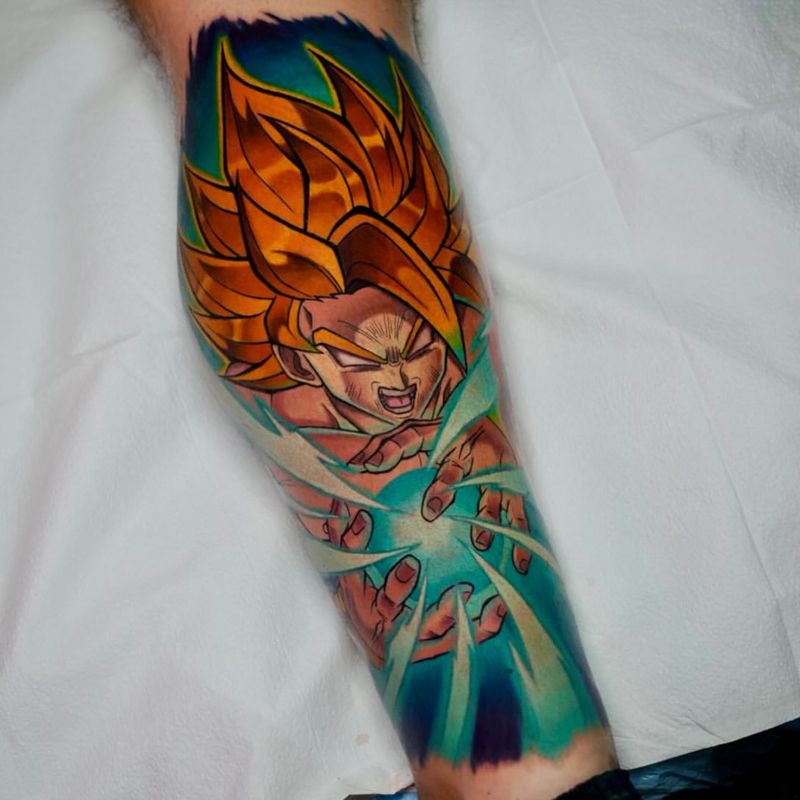 Onda Kamehameha de Dragon Ball