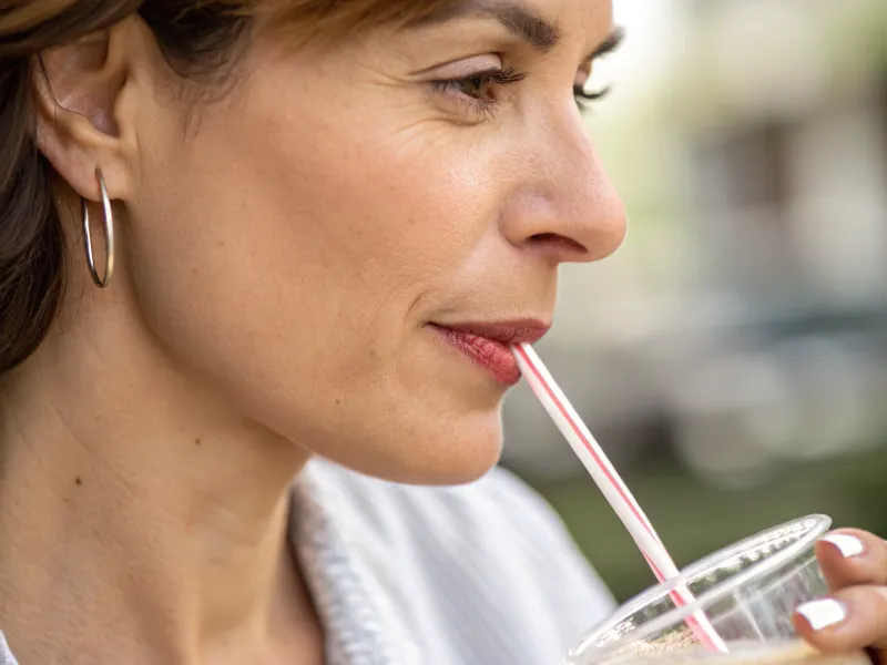 Drinking Through Straws