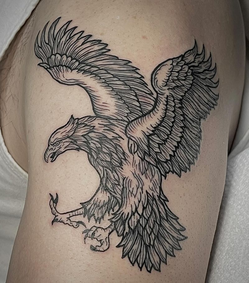 Aquila in volo