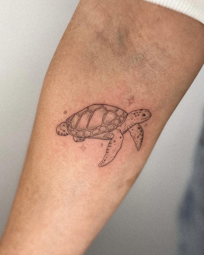 Sea Turtle Tattoo