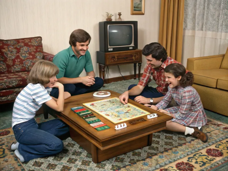 Serata di gioco in famiglia