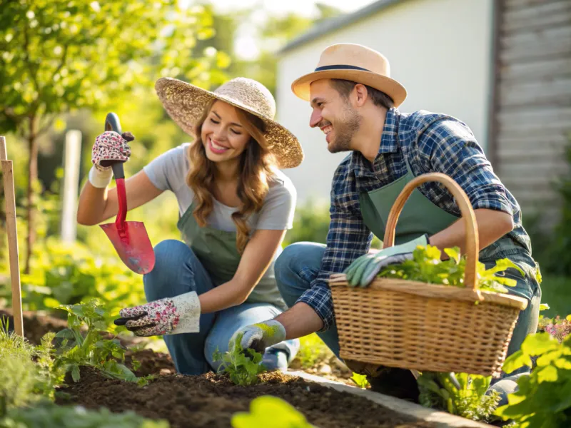 Jardinagem em conjunto