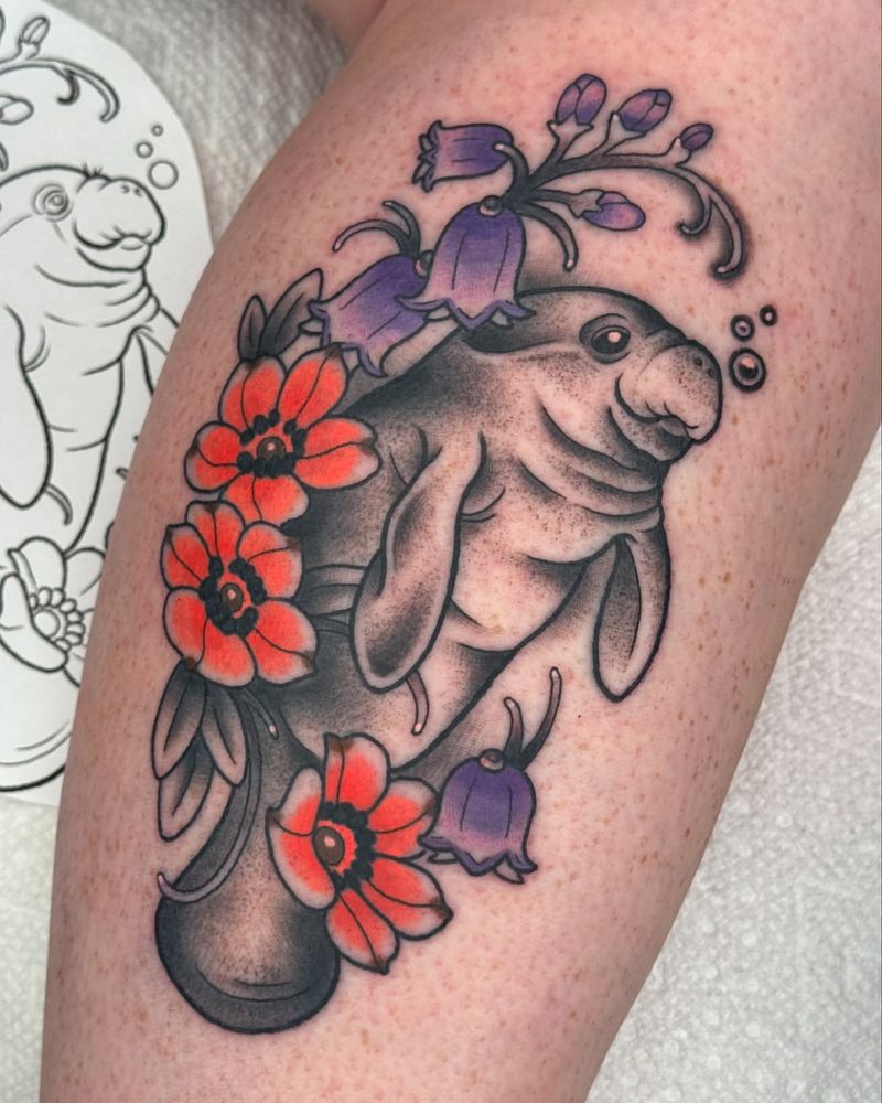 Manatee Tattoo