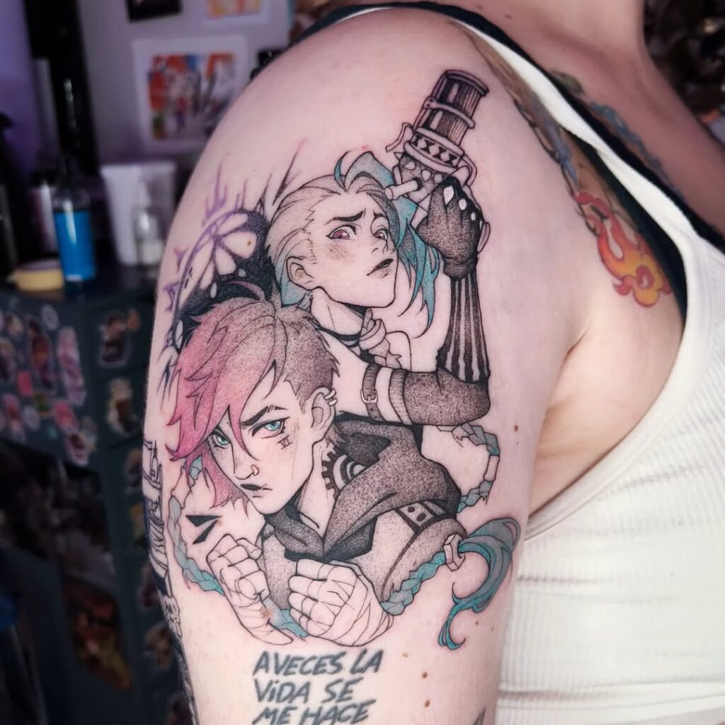 Jinx And Vi Tattoo