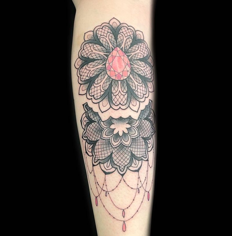 Mandala de renda