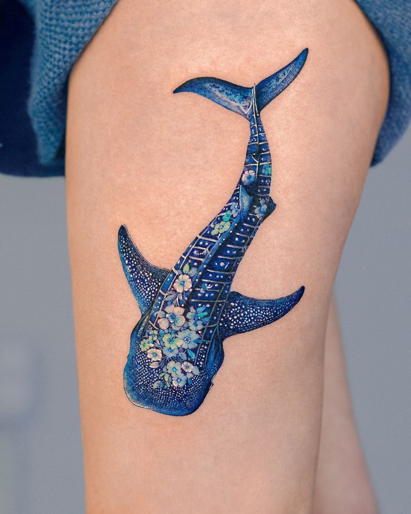 Majestic Whale Tattoo