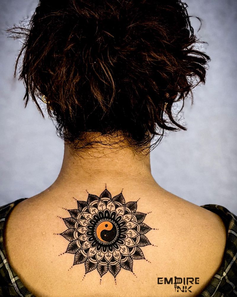 Tatuagem Mandala Yin Yang