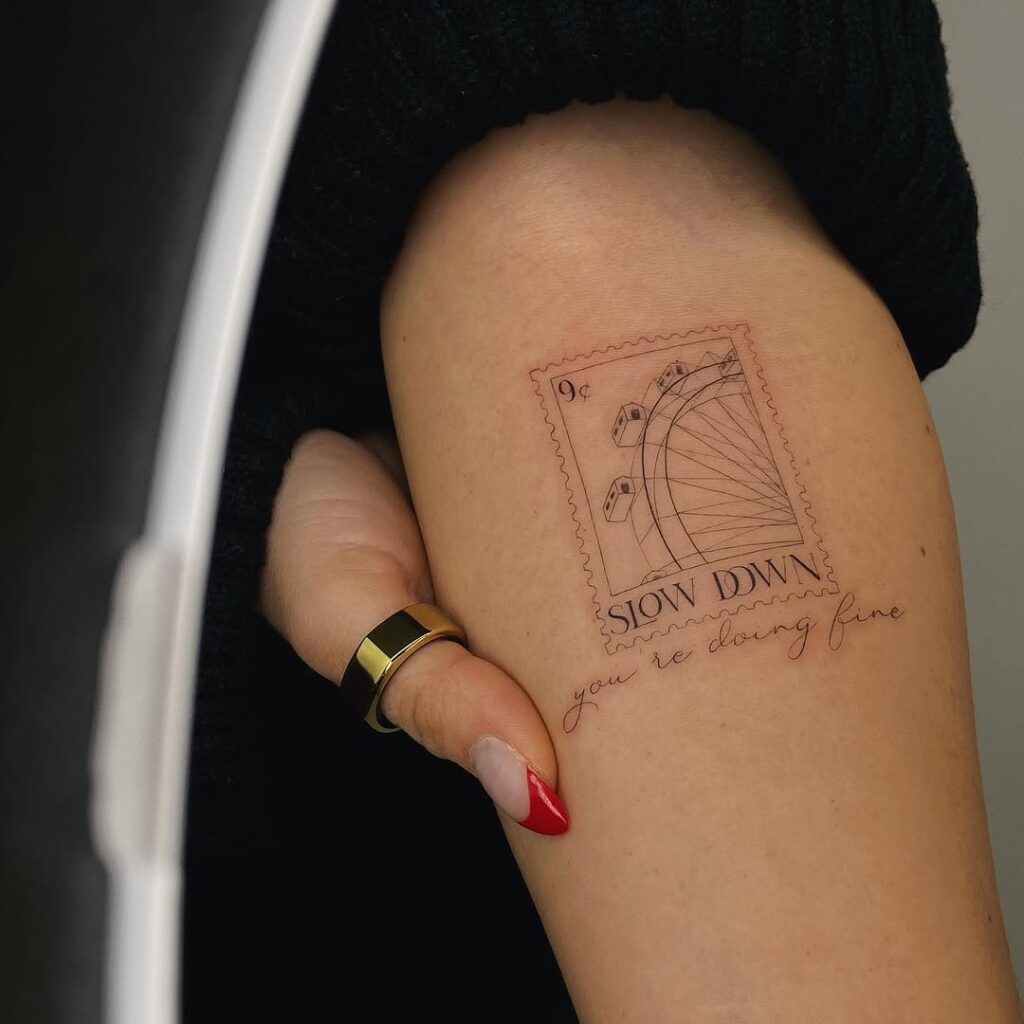 Meaningful Stamp Tattoo