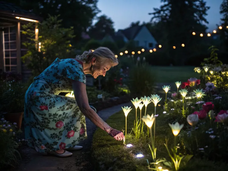 La moda de la jardinería de medianoche