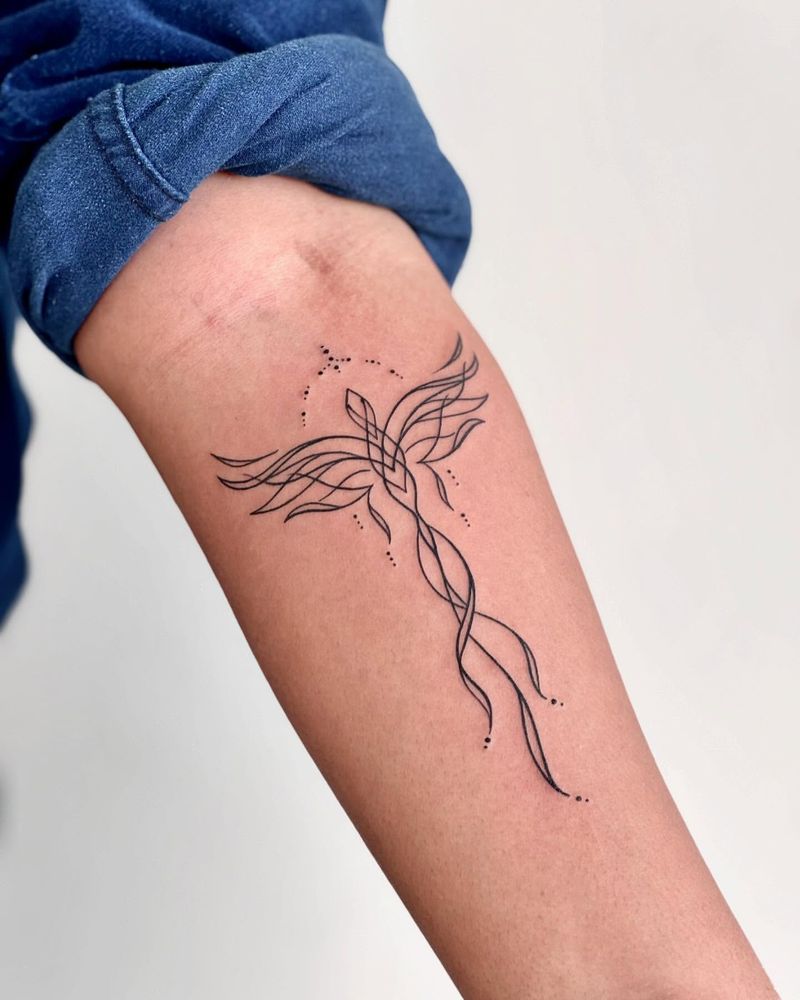 Minimalist-Line-Art Tattoo