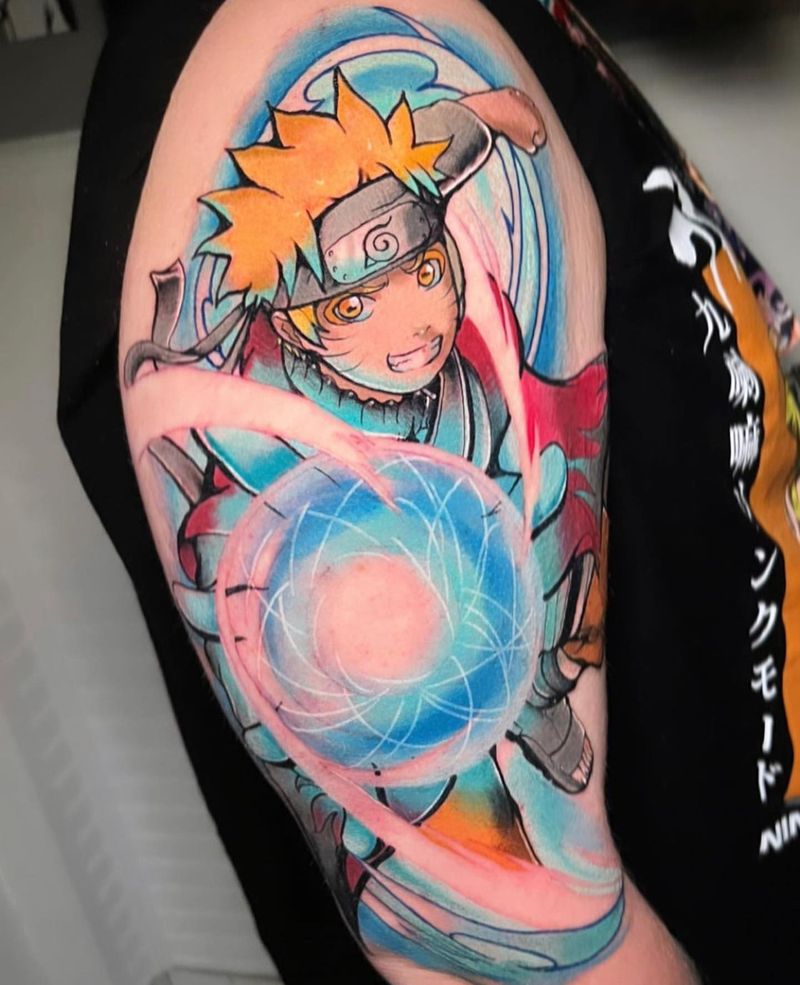  Rasengan em espiral de Naruto