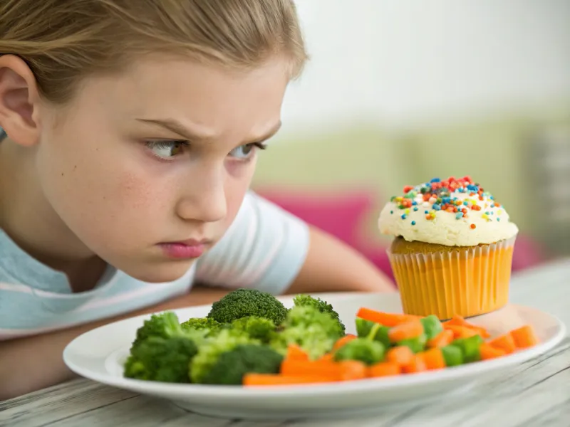 No Dessert Until You Eat Your Vegetables